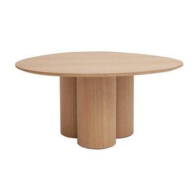 Table basse design bois clair L78 cm HOLLEN - L78xP61xH37.3 - 51629 - 3662275134940