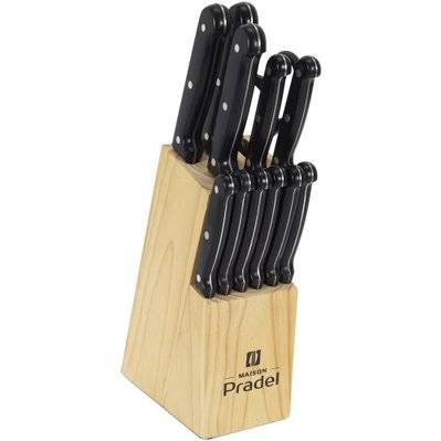 Bloc 11 couteaux et ciseaux de cuisine Pradel - 51945 - 3664944301776