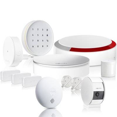 Home Alarm Sécurité - Alarme connectée avec sirène extérieure, caméra intérieure, clavier à codes et détecteur de fumée - 1875297 - 3660849679439