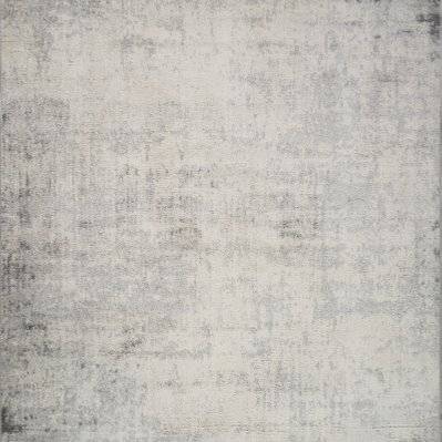 Tapis de Salon - Abstrait Scandinave - KARIN - SURYA - 160 x 215 cm - Gris et Blanc - ROM2393-5371 - 0889292223690