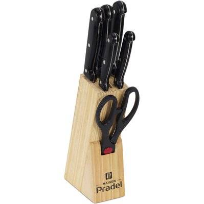 Bloc 5 couteaux et ciseaux de cuisine Pradel - 51944 - 3664944301752