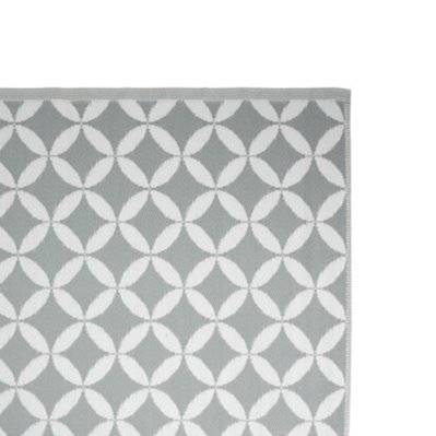 Tapis extérieur scandinave gris en polypropylène recyclé 120 x 180 cm - CMJ984784 - 3517239847841