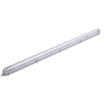 Kit de Réglette LED étanche + Tube Néon LED 120cm T8 18W - Blanc Froid 6000K - 8000K - SILAMP - TUBO-6735-18W_WH - 3701582323705