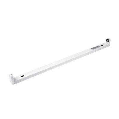 Support pour Tube LED T8 60cm IP20 - SILAMP - TUBO-6745-60-1 - 3701582324368