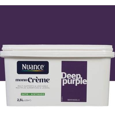 Peinture intérieure MonoCrème - Deep purple - Satin - 2,5L - 3505391057420 - 3505391057420