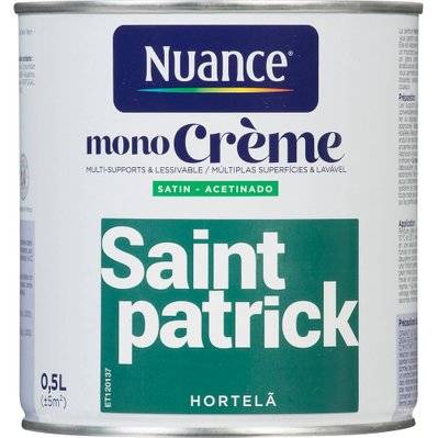 Peinture intérieure MonoCrème - Saint-Patrick - Satin - 0,5L - 3505391056683 - 3505391056683
