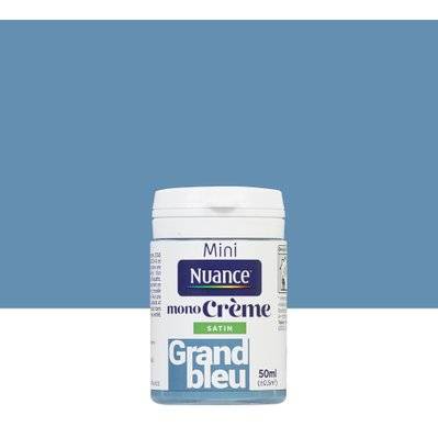 Testeur peinture intérieure MonoCrème - Grand bleu - Satin - 50ml - 3505391058601 - 3505391058601