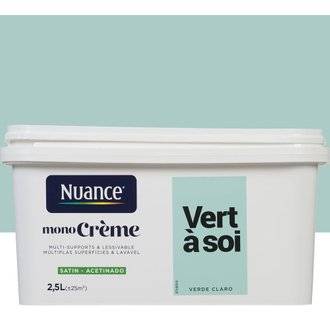 Peinture intérieure MonoCrème - Vert à soi - Satin - 2,5L