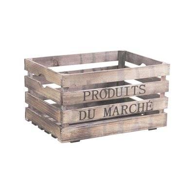 Caisse en bois Produits du marché - 12096 - 3238920748642