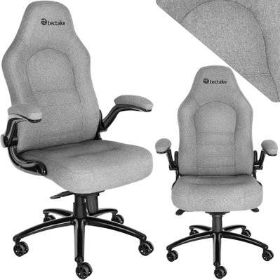 Tectake  Chaise de bureau ergonomique SPRINGSTEEN - gris - 404156 - 4061173204646