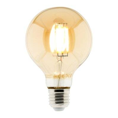 Ampoule Déco filament LED ambrée 6W E27 720lm 2500K - Standard - Elexity - 454903 - 3608894549031
