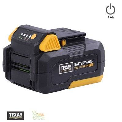 Batterie 20v 4Ah pour outils sans fil à batterie Texas 20 volts - BA-20v-4Ah-texas - 5714829078113