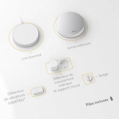 Home Alarm Essential Starter Pack - Alarme sans fil connectée - 1875279 - 3660849636326