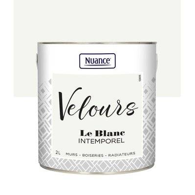 Peinture intérieure Velours - Blanc intemporel - Multi-support - 2L - 3505391085133 - 3505391085133