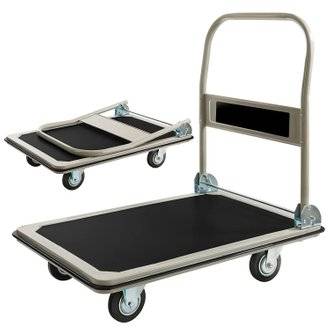 Chariot pliable Toolland a land of possibilities OHT150, plate-forme à roulettges 74x48cm, Charge Max. 150Kg