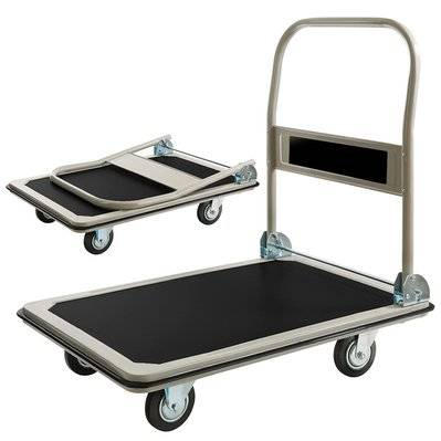 Chariot pliable Toolland a land of possibilities OHT150, plate-forme à roulettges 74x48cm, Charge Max. 150Kg - OHT150 - 3666630003728