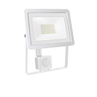 Proyector LED NOCTIS LUX 2 SMD con detector de movimiento - 30 W - 2700 lm - blanco frío - IP44 - blanco - sli029043cw_czujnik - 5902650544666