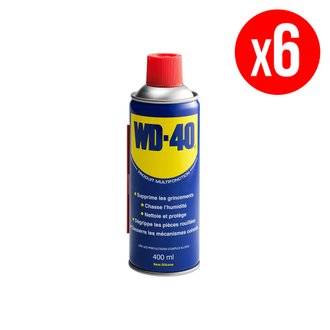 Lot de 6 sprays multifonctions WD40 - aérosol 400 ml