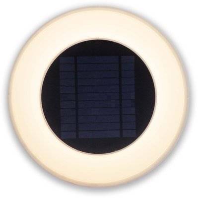 Applique murale ronde recharge solaire Wally 27 cm de diamètre - 61034 - 8435578506678