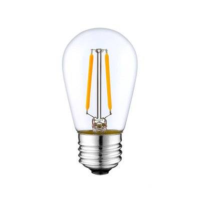 Lot de 100 ampoules filaments LED XENA Transparent Verre E27 2W - 100x XENA - 3760093541077