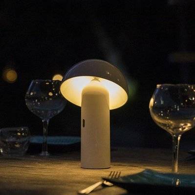 Lampe de table sans fil LED TOD WHITE Blanc Métal H28CM - TOD WHITE - 3760093546508