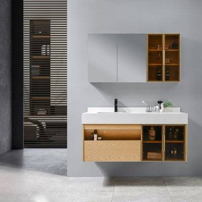 Meuble salle de bain vasque NAOMI 120 cm + miroir - NAOMI-8479W - 6920113847917