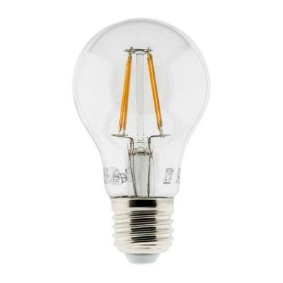 Ampoule déco filaments LED E27 - 4W - Blanc chaud - 470 Lumen - 2700K - A++ - Zenitech - 455045 - 3608894550457