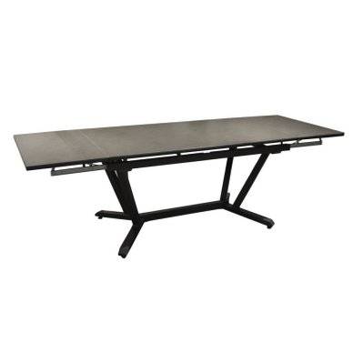 Table de jardin Vita 150/200/250 cm, plateau Kedra® alu ceram kedra - graphite/alley - 72987 - 3700103085658