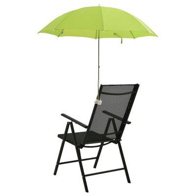 vidaXL Parasols de chaise de camping 2 pcs Vert 105 cm - 47935 - 8719883760247