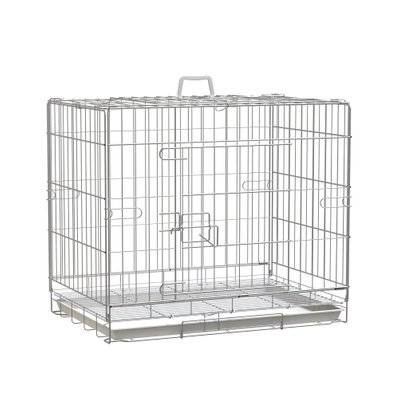 Cage de transport pour chien démontable noire