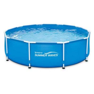 Piscine tubulaire Active Frame Pool ronde 4,57 x 0,84 m - Summer Waves - 39138 - 4895215108933