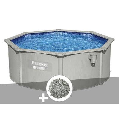 Kit piscine acier ronde Bestway Hydrium 3,60 x 1,20 cm + 10 kg de zéolite - 40567 - 3665872055120