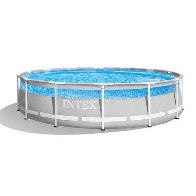 Piscine tubulaire Prism Frame Clearview ronde 4,27 x 1,07 m - Intex - 43441 - 6941057423104