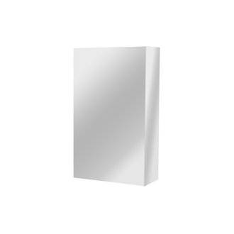 Armoire de toilette OSLO 40cm - 1 porte avec miroir - blanc