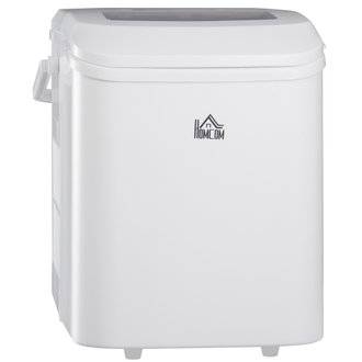 Machine à glaçon 100 W - réservoir eau 1,5 L - réservoir glace 0,5 Kg - blanc