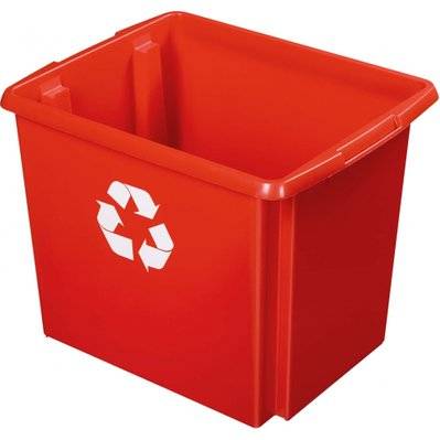 Boite de recyclage Nesta Box 45 litres rouge - 55151 - 8711112358263