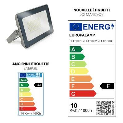Projecteur LED 10W ProLine 3000K Haute Luminosité - 687 - 7103353106290