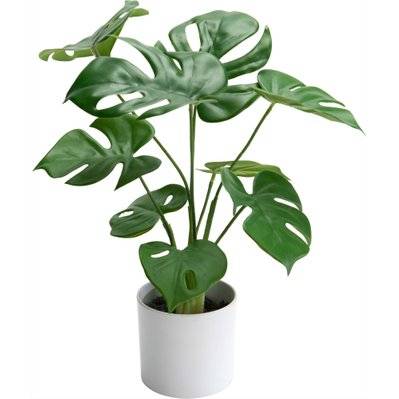Plante artificielle en pot Monstera 39 cm - 61890 - 3520071835372