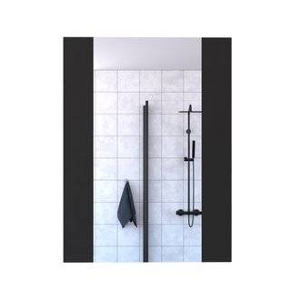 Miroir de salle de bains - 60CM H X 1.8CM L X 45CM l - Noir  - MADRID