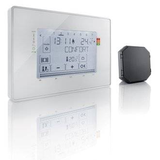 Thermostat fil pilote avec récepteur radio - Programmateur radio pour radiateurs électriques fil pilote
