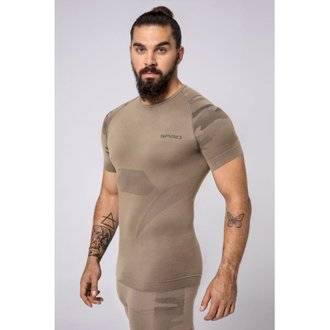 Maillot thermoactif manches courtes Tactical SPAIO - beige sable - Tailles:2XL