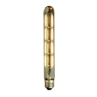 Ampoule LED tube - E27 - 8 W - blanc chaud - ambré