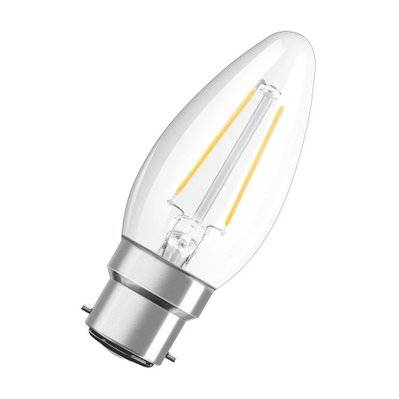Ampoule LED flamme à filament - B22 - 4 W - blanc chaud - 4058075808928 - 4058075808928