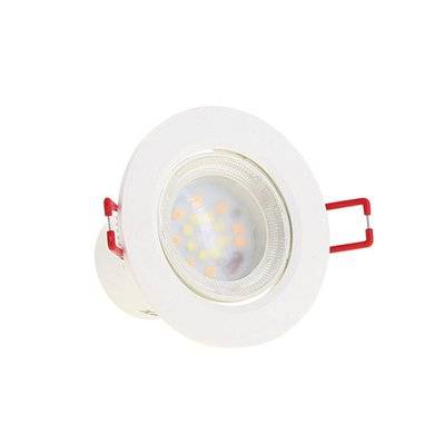 Spot LED intégré encastrable & orientable - 6,5 W - variation de température - 3700619413778 - 3700619413778
