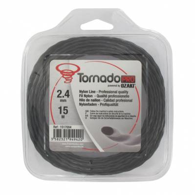 Coque fil nylon copolymère OZAKI TORNADO - Ø2,4 mm x 15 m - 1517004 - 3582321949420