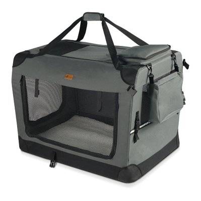 VOUNOT Sac transport pliable chien chat caisse cage portable 70x52x52cm gris - 8425468232029 - 6973424413302