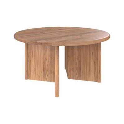 Table ronde Bana 8 personnes en bois D150 cm - 11067 - 3701324555654