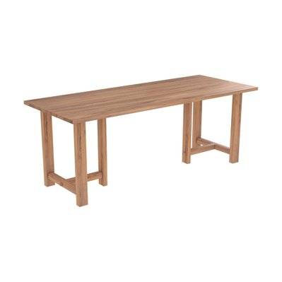 Table rectangulaire Padar 8 personnes en bois de teck recyclé 200 cm - 11064 - 3701324555685