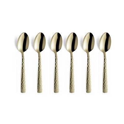 Ivy - Service 6 cuillères moka expresso Champagne mat - 7379 - 3546690395318