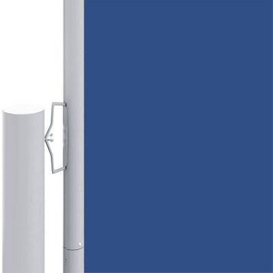 vidaXL Auvent latéral rétractable Bleu 200x1000 cm - 318046 - 8720286771099